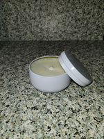 Load image into Gallery viewer, White Candle Tin 7oz
